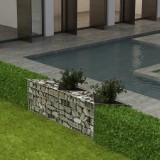 Cumpara ieftin Coș gabion/plantator/jardinieră pat legume, oțel, 150x30x100 cm, vidaXL