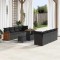 vidaXL Set de canapele pentru grădină 11 pcs Negru 90 x 55 x 71 cm 3365229