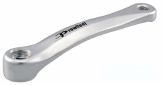 Brat pedalier, aluminiu, ax patrat, lungime 170mm, argintiu lucios Cod:421579100RM