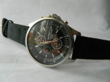 Ceas barbatesc SEIKO Chrono , data , 100M , curea nato, Analog, Casual, Inox