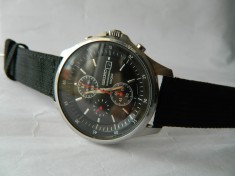 Ceas barbatesc SEIKO Chrono , data , 100M , curea nato foto
