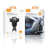 Cumpara ieftin Suport Auto Telefon Ventilatie X-Start ZJ061 Metall Lock, Rotire 360&deg;, Negru