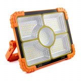 Proiector LED cu incarcare solara, 5 celule, 261 LED, 261W, Universal