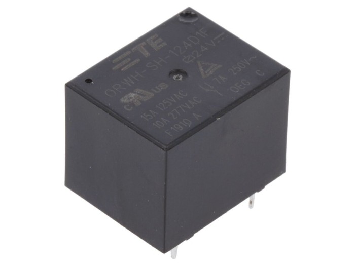 Releu electromagnetic 24VDC 10A PCB
