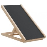 Cumpara ieftin Rampa pentru caini, gri, 70x35 cm, lemn masiv de brad