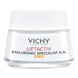 Crema antirid de zi cu SPF 30 Liftactiv Hyaluronic Specialist HA, 50 ml, Vichy