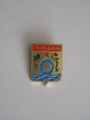 QW9 N4 51 - insigna - orase - Ghelendjik - Rusia foto