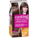 Vopsea de par semi-permanenta fara amoniac Casting Creme Gloss 600 Blond Inchis, 180ml, L&#039;Oreal Paris
