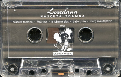 Caseta audio Loredana Groza - Nascuta Toamna, originala - FARA COPERTI foto