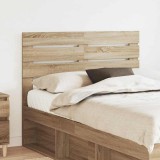 vidaXL Tăblie cap cu headboard Stejar Sonoma 135 cm Lemn compozit 888207
