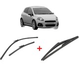 Cumpara ieftin Set 3 stergatoare FIAT GRANDE PUNTO Van (199_) 2006 - 2013, pentru parbriz si luneta, Valeo Silencio
