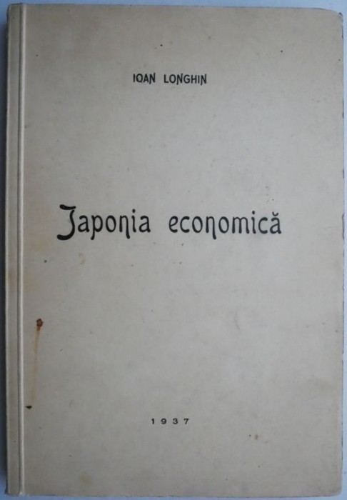 Japonia economica &ndash; Ioan Longhin