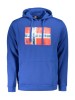 Hanorac bărbați fară fermoar cu imprimeu cu logo, Albastu, 2XL, Albastru, Norway
