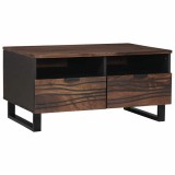 VidaXL Masă de cafea with Drawer Maro și negru 80 x 54 x 40 cm