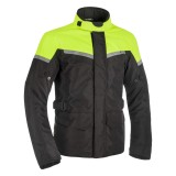 Geaca textila impermeabila Oxford Spartan, versiune lunga, culoare negru/fluo, m... Cod Produs: MX_NEW SM210102LOX