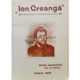 Ion Creanga. Revista de limba, literatura și arta populara Vol. 3 Editia anastatica 1911 - 2005 (U134)
