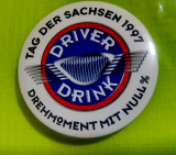 D276-I-Insigna mare-Bautura Conducatorului Auto Germania. Ziua Saxonia1997.