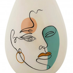 Vaza, Art -B, Mauro Ferretti, Ø22.5 x 29 cm, polirasina, multicolor