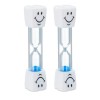 Set 2 clepsidre pentru perierea dintilor, 3 minute, 10 x 2.5 cm, albastru