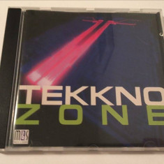 * CD muzica Tekkno Zone, 1994, electronic trance techno