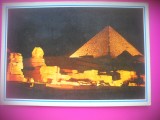 HOPCT 6776 NOCTURNA PIRAMIDELE DIN GIZA -EGIPT -AFRICA-NECIRCULATA, Printata