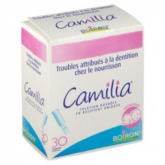 Fiole homeopate Camilia pt Calmarea eruptiilor dentare bebe,Franta, 30 Fiole foto