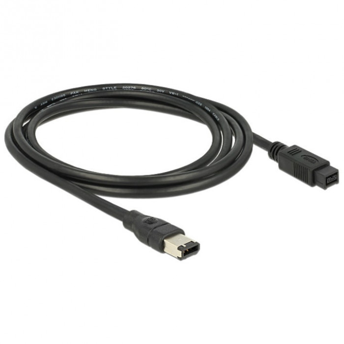 Cablu FireWire 2m 9p/6p, Delock - 82596