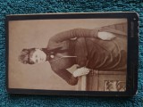 SUPERBA fotografie , anii 1870,atelier celebru ,FACIROV -Bucurest ,Calea Mosilor 116..de colectie .Doamna din inalta societate