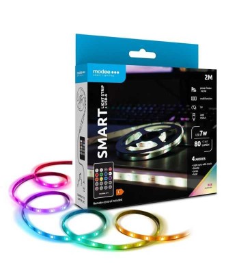 Banda LED Smart Modee 7W telecomanda RGB 80lm IP20 2m USB MSL-LS7W2MRGB-R foto