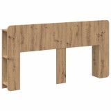 vidaXL Tablă de pat cu sertar Stejar Artizanal Lemn prelucrat 8001218