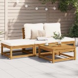 VidaXL Set mobilier de grădină cu perne, 4 piese, lemn masiv de acacia 3214303
