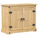 Cumpara ieftin Dulap chiuveta de baie &bdquo;Corona&rdquo;, 73x33x60 cm, lemn masiv pin