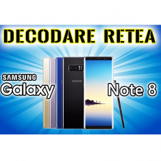 Decodare retea SAMSUNG Galaxy Note 8 n950 SIM Unlock