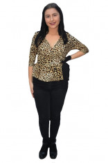 Bluza eleganta Tania ,imprimeu animal print foto