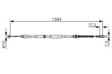 BOSCH 1 987 482 033 Cablu, frana de parcare