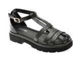 Sandale GRYXX negre, 5231283, din piele naturala
