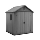 Căsuță de grădină din plastic Darwin 6x6, gri