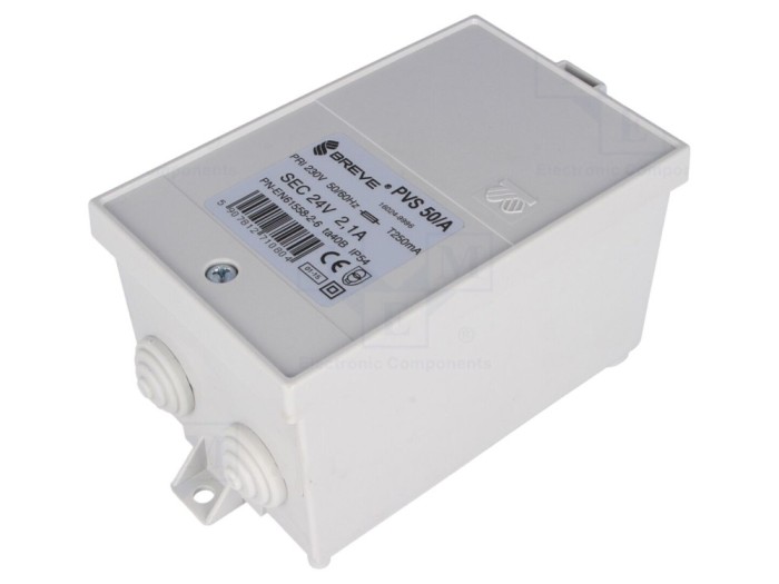 Transformator siguranță 50VA 230VAC 24V