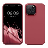 Husa Kwmobile pentru Apple iPhone 14 Pro Max, Roz inchis, Silicon, KWM000016NL041C, Carcasa
