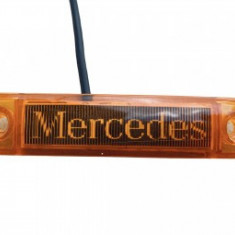 Lampa de gabarit cu LOGO Mercedes Galben 12v-24v