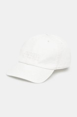 MM6 Maison Margiela sapca culoarea alb, neted, SH2TC0002