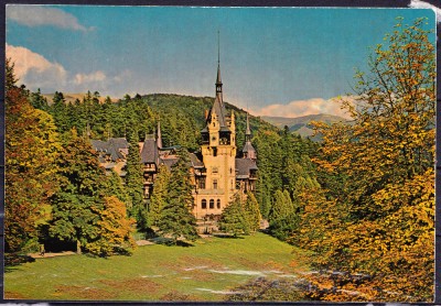 AMS - ILUSTRATA 306 SINAIA - CASTELUL PELES RSR, NECIRCULATA foto