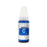 Cerneala compatibila Canon GI46 Cyan tip pigment, flacon cu picurator, 140 ml