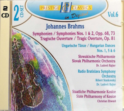 2CD compilație - Prestige Classics in Digital: Volumul 6 (Brahms) foto