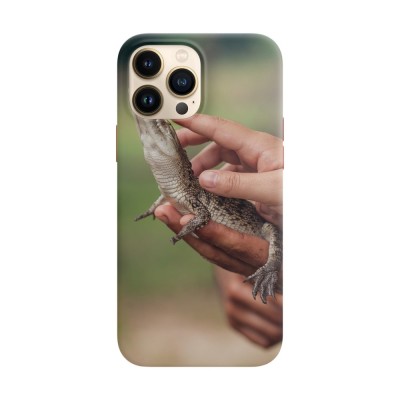 Husa compatibila cu Apple iPhone 14 Plus model Baby Crocodile, Silicon, TPU, Viceversa foto
