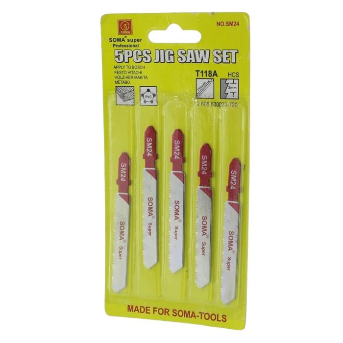 Set 5 panze decupaj, pentru metal, 75 mm, 201747