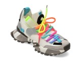 Cumpara ieftin Pantofi sport SELECTION KIDS albi, 18159T, din material textil