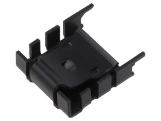 Radiator presat U TO220 negru 25mm x 8,5mm x 29,5mm 18K/W