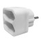 Adaptor de retea, x2, fara impamantare, 130336