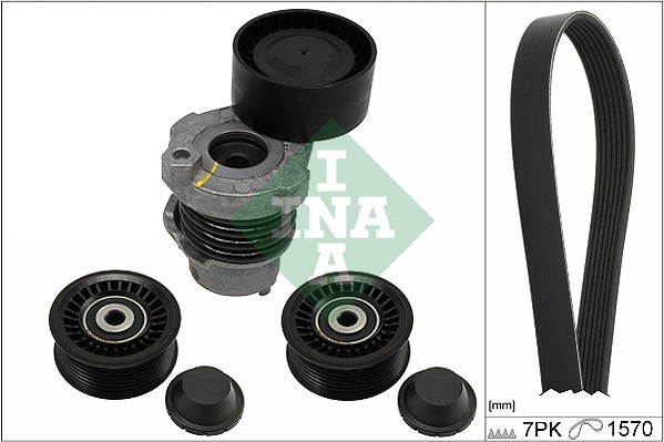 INA 529 0284 10 Set curea transmisie cu caneluri